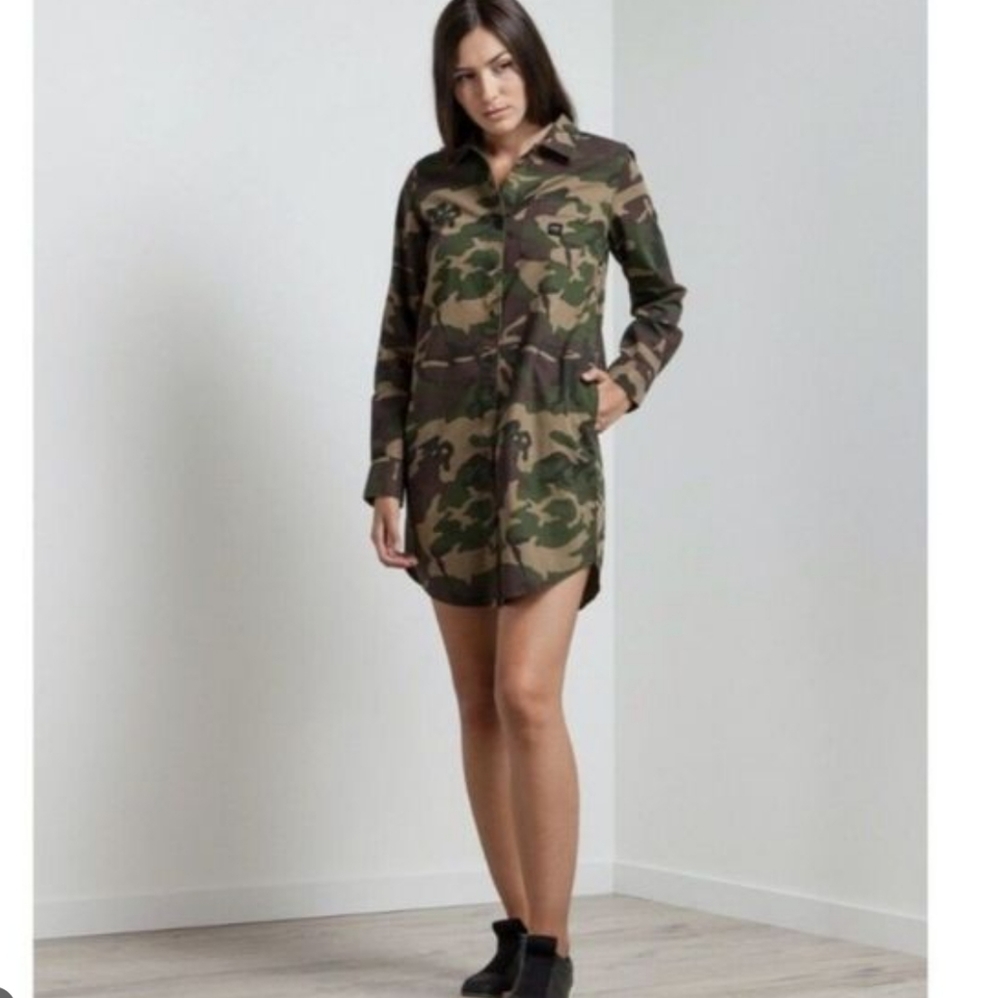 Vans Camo Shirtdress